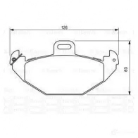 Тормозные колодки, комплект BOSCH BP285 21 965 0986424532 336264 - Изображение 5