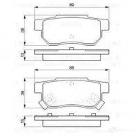 Тормозные колодки, комплект BOSCH 90R-010030/003 21 313 337785 0986461131 - Изображение 8