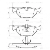 Тормозные колодки, комплект BOSCH 21690 342021 BP-BMW-R5 0986494009 - Изображение 5