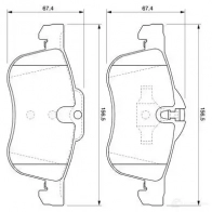 Тормозные колодки, комплект BOSCH 23112 336434 23 112 0986424758 - Изображение 5
