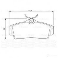Тормозные колодки, комплект BOSCH 0986424781 23463 23 463 336453 - Изображение 5