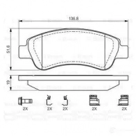 Тормозные колодки, комплект BOSCH 0986494623 23954 1193483703 23 599 - Изображение 5