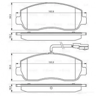 Тормозные колодки, комплект BOSCH BP1417 25147 0986494498 342464 - Изображение 6