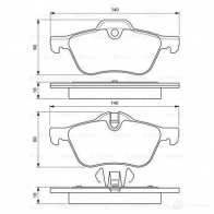 Тормозные колодки, комплект BOSCH 7841D939 336341 0986424652 2 3281 - Изображение 6