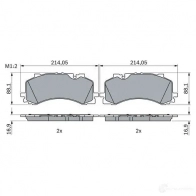 Тормозные колодки, комплект BOSCH 1437243634 0986424850 7N5TZS U - Изображение 6