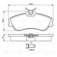 Тормозные колодки, комплект BOSCH 0986424583 23346 336304 8309D119 - Изображение 5