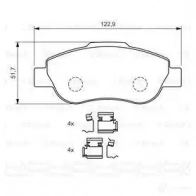 Тормозные колодки, комплект BOSCH 336458 0986424786 24072 8688-D1488 - Изображение 5