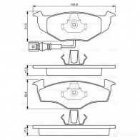 Тормозные колодки, комплект BOSCH 7569D694 336404 0986424723 21 868 - Изображение 5