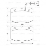 Тормозные колодки, комплект BOSCH 0986424768 29038 7797D916 336443 - Изображение 5