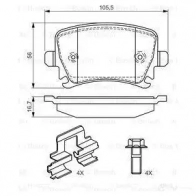 Тормозные колодки, комплект BOSCH 23914 BP937 0986494595 1193483608 - Изображение 5