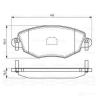 Тормозные колодки, комплект BOSCH BP297 0986494026 342038 23279 - Изображение 5