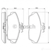 Тормозные колодки, комплект BOSCH 336289 0986424566 21 515 90R-010274/002 - Изображение 5