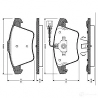 Тормозные колодки, комплект BOSCH WVA 23746 Volkswagen Transporter (T5) 5 Грузовик 3.2 4motion 231 л.с. 2003 – 2009 0986tb2462 E9 90R - 01108/903