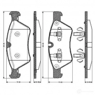 Тормозные колодки, комплект BOSCH 0986tb2928 ZU37M 9 4047024257191 Mercedes E-Class (S211) 3 Универсал 3.5 4 matic 279 л.с. 2004 – 2006