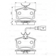 Тормозные колодки, комплект BOSCH 20960 BP293 0986494025 342037 - Изображение 5