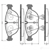 Тормозные колодки, комплект BOSCH Mercedes E-Class (S211) 3 Универсал 3.5 4 matic 279 л.с. 2004 – 2006 4047024113879 OJD X9 0986tb2744