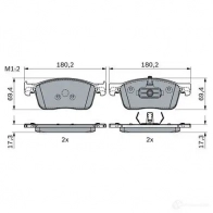 Тормозные колодки, комплект BOSCH IRDTH 1 0986424436 1437243569 - Изображение 7