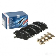 Тормозные колодки, комплект BOSCH 241 22 BP1132 1193483756 0986494638 - Изображение 2
