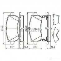 Тормозные колодки, комплект BOSCH 0986494321 342308 24675 BP1211 - Изображение 6