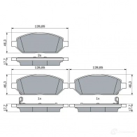 Тормозные колодки, комплект BOSCH 1437243663 9 T9DB 0986424842 - Изображение 5