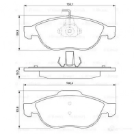 Тормозные колодки, комплект BOSCH 90R-010281/002 0986424507 23 140 336248 - Изображение 5
