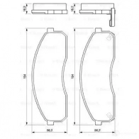 Тормозные колодки, комплект BOSCH 90R-010135/004 336396 0986424714 23 649 - Изображение 5