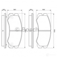 Тормозные колодки, комплект BOSCH 336175 0986424366 7459D579; 7585D579 21 847 - Изображение 5