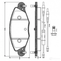 Тормозные колодки, комплект BOSCH 4047023036216 R 5N425A 0986tb2398 Citroen C5 1 (DC, PF3) Хэтчбек 3.0 V6 (DCxFxC. DCxFxF) 207 л.с. 2001 – 2004