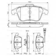 Тормозные колодки, комплект BOSCH 0986494372 24333 342357 8486-D1375;8743-D1535 - Изображение 5