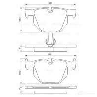 Тормозные колодки, комплект BOSCH 23 732 336441 23732 0986424766 - Изображение 5