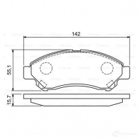 Тормозные колодки, комплект BOSCH 0986494936 BP1925 25979 1193484379 - Изображение 6
