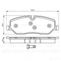 Тормозные колодки, комплект BOSCH 0986494147 24191 342145 8202-D1098 - Изображение 3