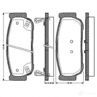 Тормозные колодки, комплект BOSCH K SFFU 4047024111875 0986tb2870 SsangYong Rexton (Y200) 1 Кроссовер 2.7 xdi Turbo 4x4 180 л.с. 2008 – 2025