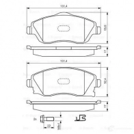 Тормозные колодки, комплект BOSCH 23225 8290-D1176 336260 0986424527 - Изображение 6
