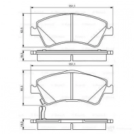Тормозные колодки, комплект BOSCH BP1134 2 4204 0986494187 342176 - Изображение 5