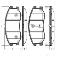 Тормозные колодки, комплект BOSCH Opel Antara (D) 2 Кроссовер 3.0 258 л.с. 2010 – 2015 0986tb3017 E9 90R - 01108/2091 YYYXYB