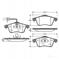Тормозные колодки, комплект BOSCH D 705AES 7728 0986tb2304 Volkswagen Transporter (T4) 4 Автобус 1.9 TD 68 л.с. 1992 – 2003 D 705AES 7728