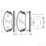 Тормозные колодки, комплект BOSCH 4047024790803 0986tb3124 Hyundai ix35 (LM, EL) 1 Кроссовер 2.0 CRDi 4WD 177 л.с. 2011 – 2024 9CM XOJ2