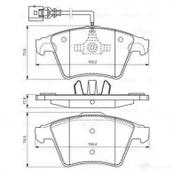 Тормозные колодки, комплект BOSCH 23749 8287D117 342107 0986494107 - Изображение 6