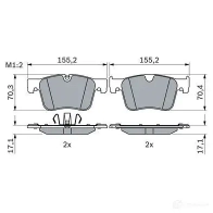 Тормозные колодки, комплект BOSCH 0986424860 1437243590 R P6V7U - Изображение 12