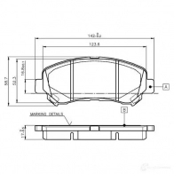 Тормозные колодки, комплект BOSCH E9 90R - 01706/061 6016672 0986tb3117 457DQ8