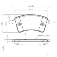 Тормозные колодки, комплект BOSCH XIHFA0Z 0986tb3062 E9 90R - 01108/2402 6016538