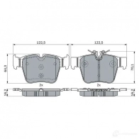 Тормозные колодки, комплект BOSCH MDFT0 B 0986424334 1437243543 - Изображение 8