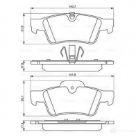 Тормозные колодки, комплект BOSCH 23923 342243 0986494256 8228D112 - Изображение 7