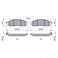 Тормозные колодки, комплект BOSCH 0986424837 V DDP4PE 1437243518 - Изображение 6