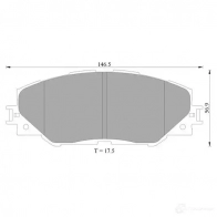 Тормозные колодки, комплект BOSCH 0986ab2298 1193488504 2 4337 8331-D1211