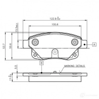 Тормозные колодки, комплект BOSCH LL2PS1 E9 90R - 01709/027 Ford Transit 7 (FD) Автобус 2.4 TDCi 100 л.с. 2006 – 2014 0986tb2983