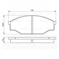 Тормозные колодки, комплект BOSCH 0986424382 336189 21 158 90R-010011/003 - Изображение 5