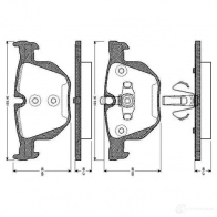 Тормозные колодки, комплект BOSCH LE3G 1A Bmw 3 (E90) 5 Седан 3.0 335 i xDrive 305 л.с. 2008 – 2011 4047024559806 0986tb3024