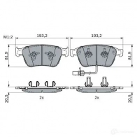 Тормозные колодки, комплект BOSCH 1437243476 0986424397 CA4VYZ 7 - Изображение 5